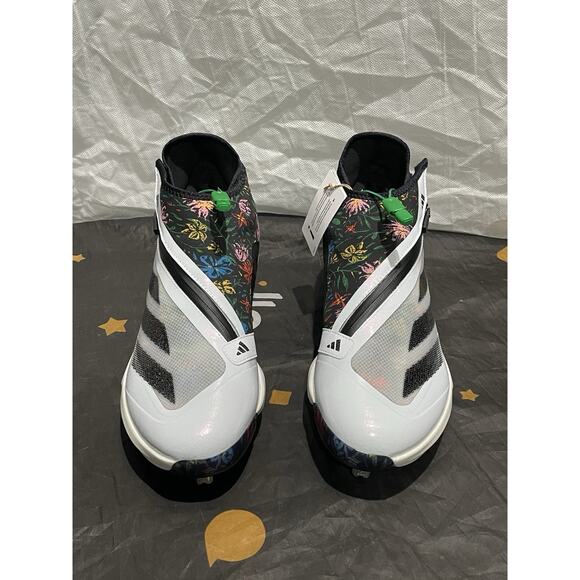 New Men 10 Adidas Julio Rodriguez x Adizero Impact+Cleats Floral Graphics IH2728 main image 4
